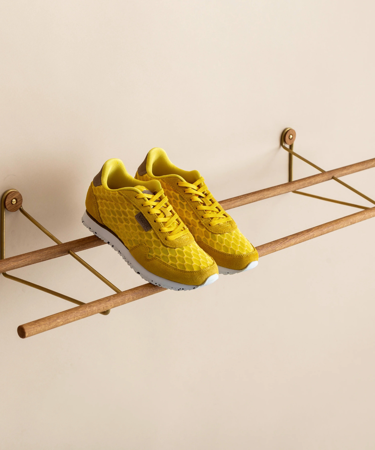 Shoe Rack - Oak & Brass - WeDoWood