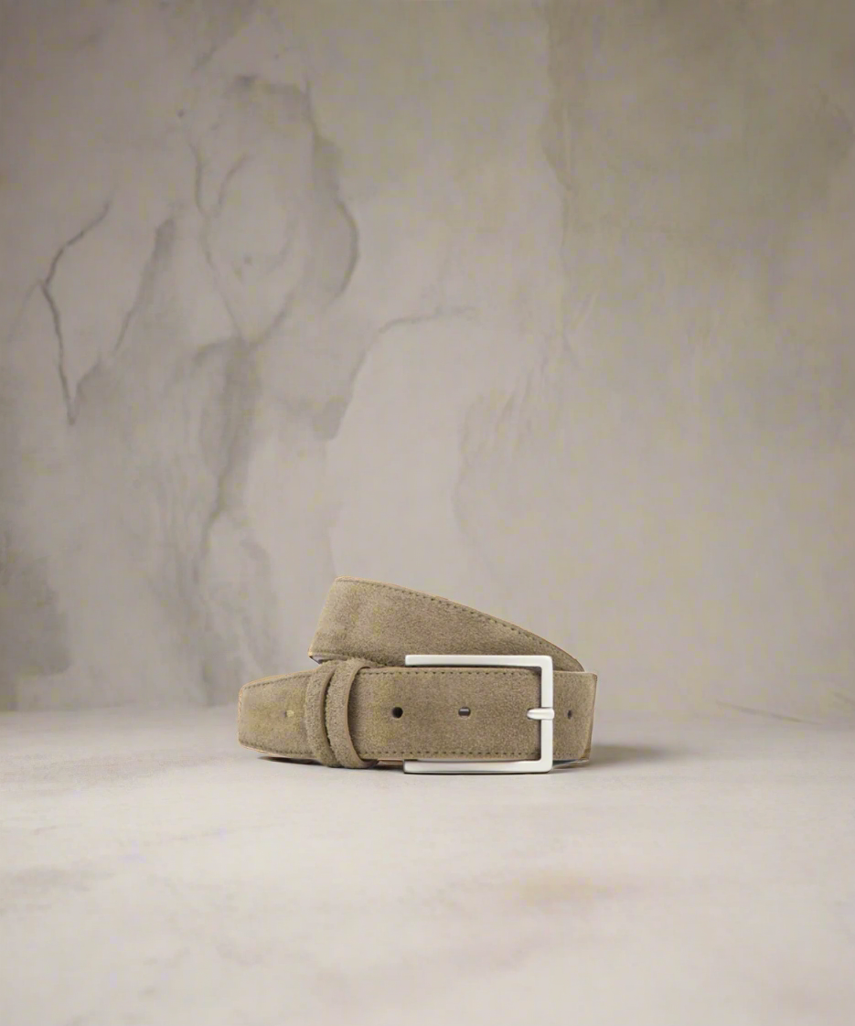 Bond Belt Suede | Taupe
