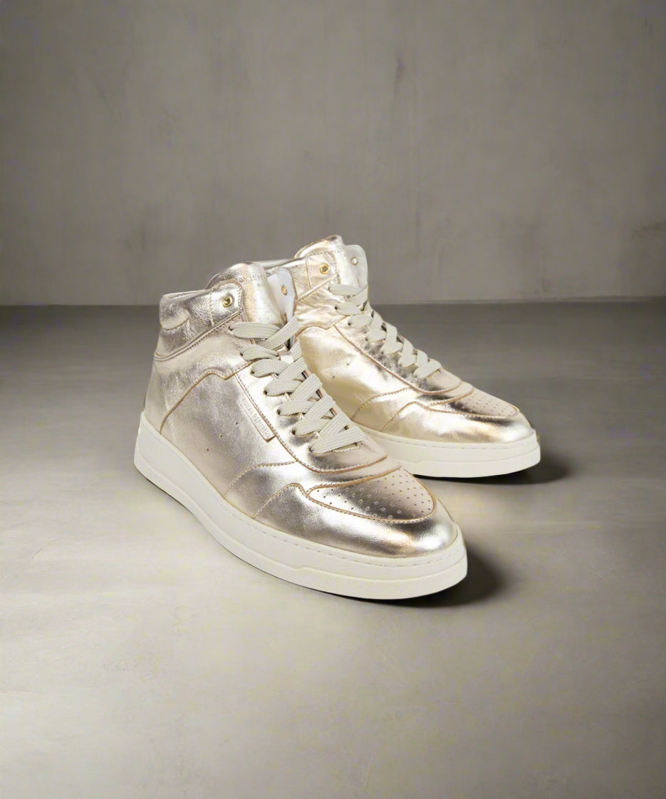 Attila Hi Top Sneaker Metallic Men | Gold