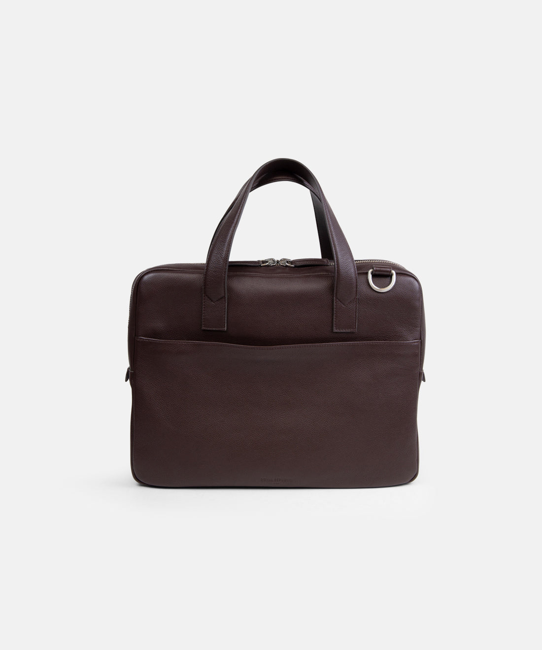 Lance Double zip Laptop Bag | Brown