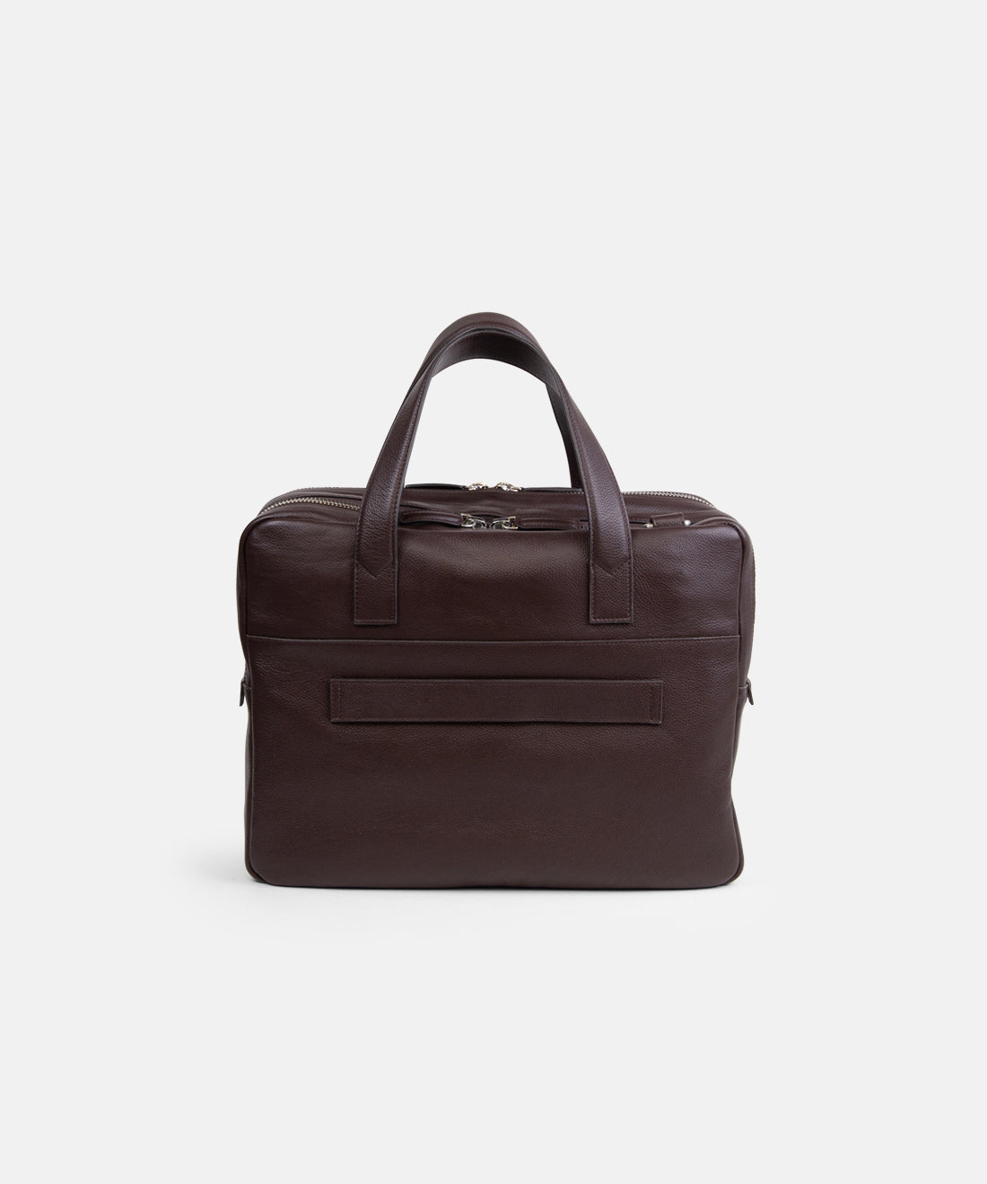 Lance Double zip Laptop Bag | Brown