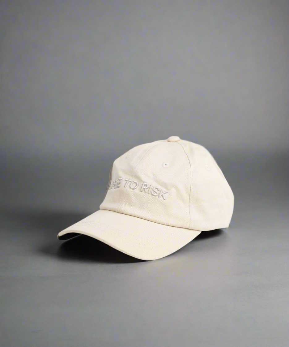 Aims of Life Cap - Dare to Risk | Beige