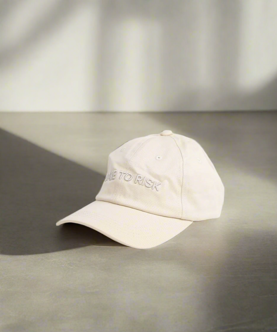 Aims of Life Cap - Dare to Risk | Beige