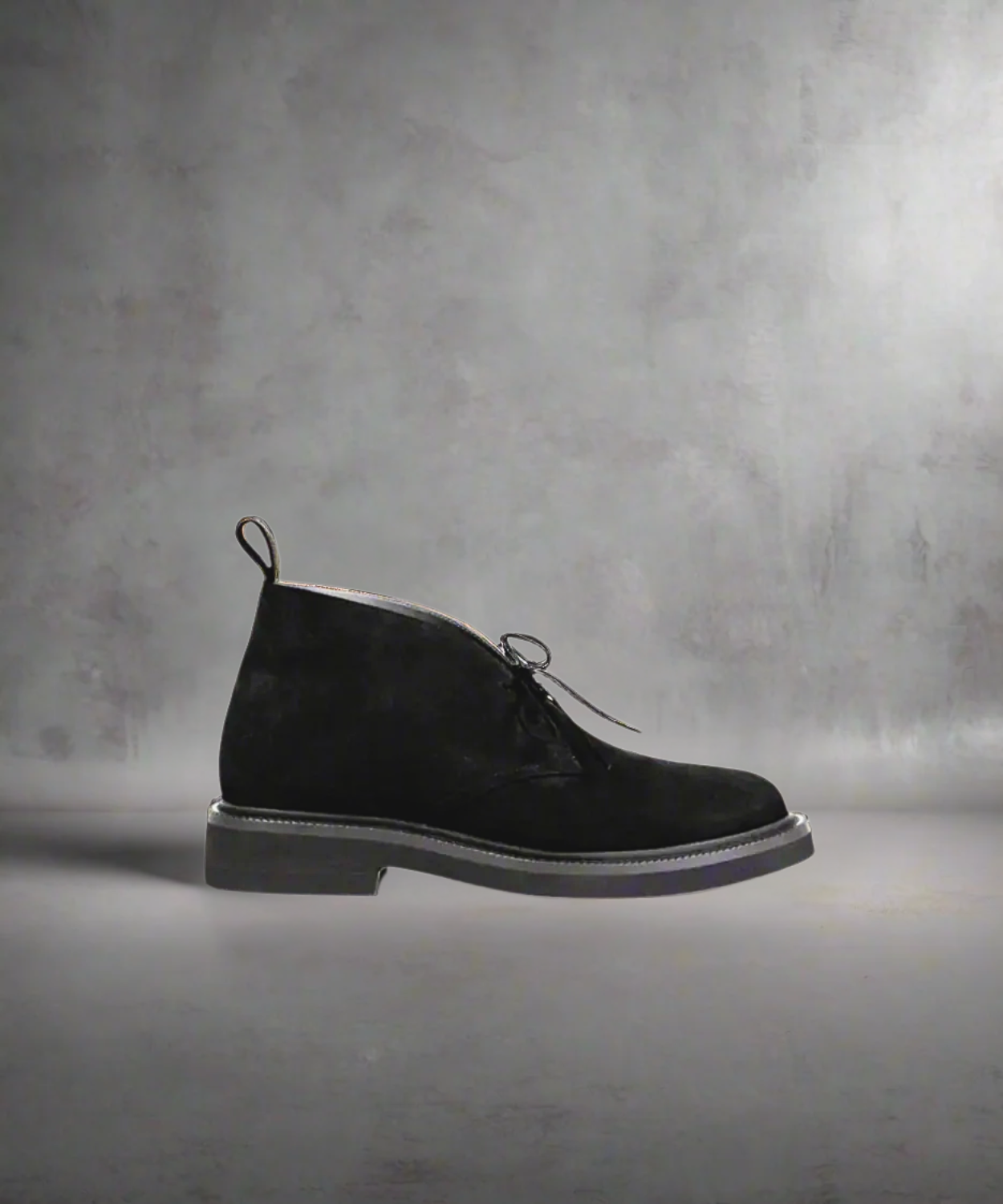 black suede chukka boots