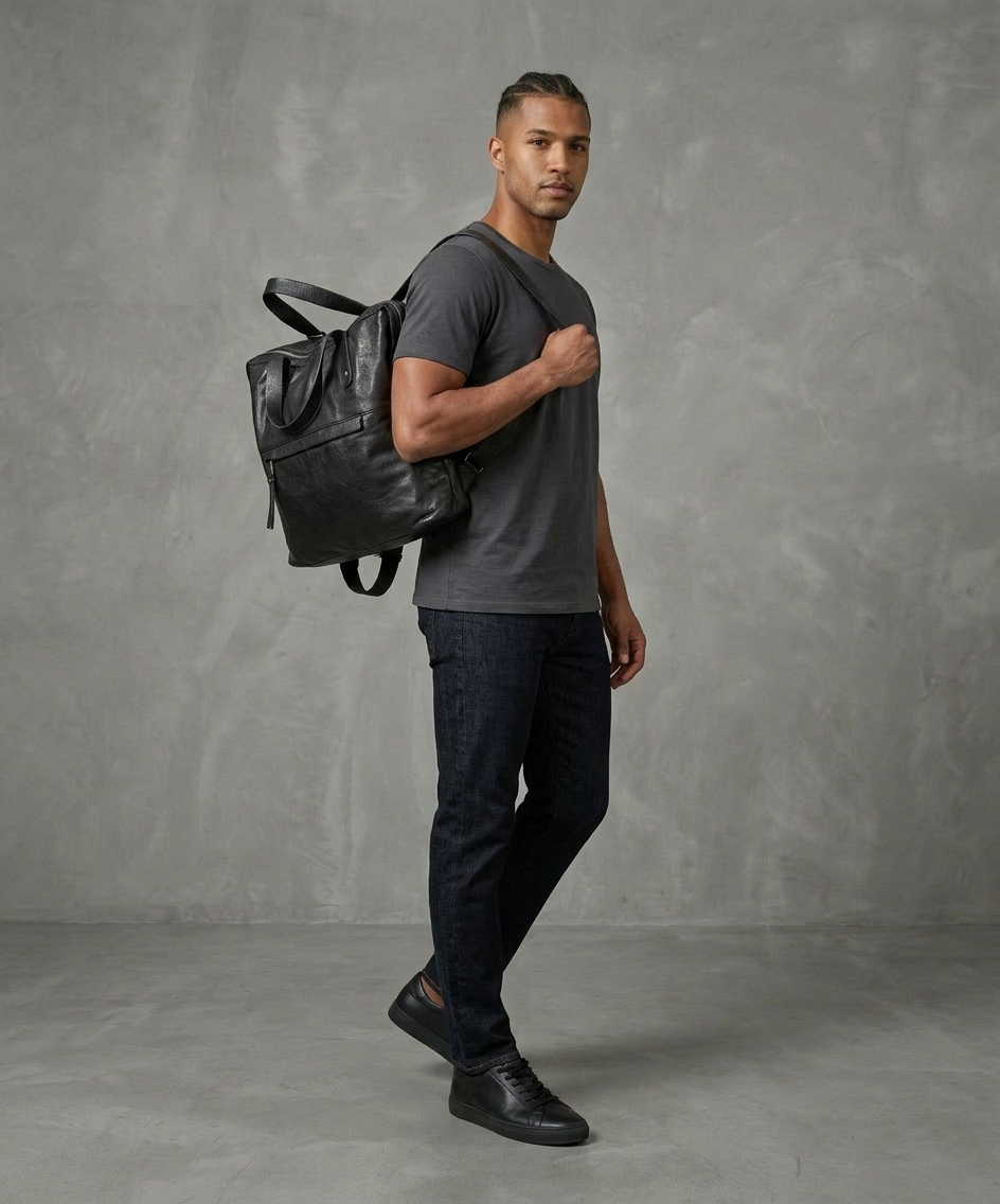 Combat Tote x Backpack | Black