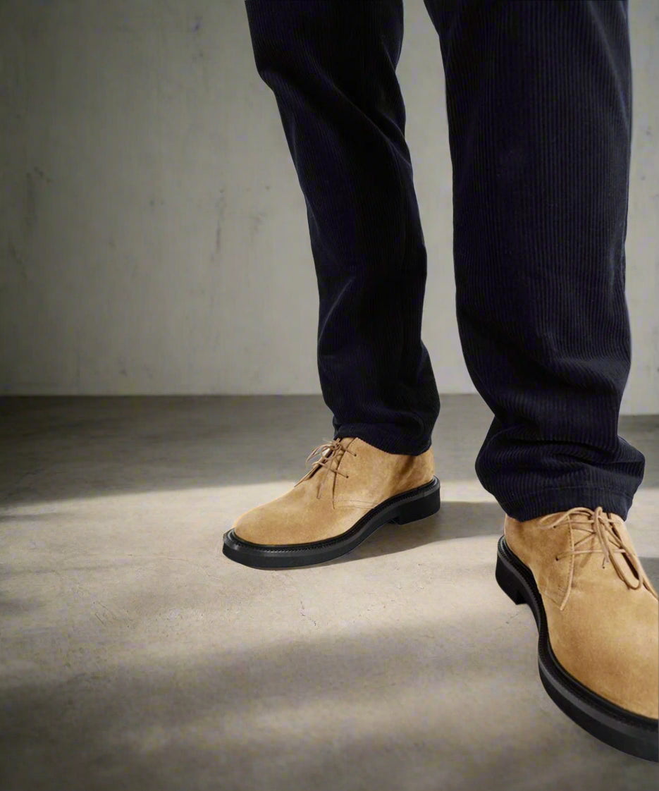 Bond Blox Derby Suede Shoe 241 | Camel