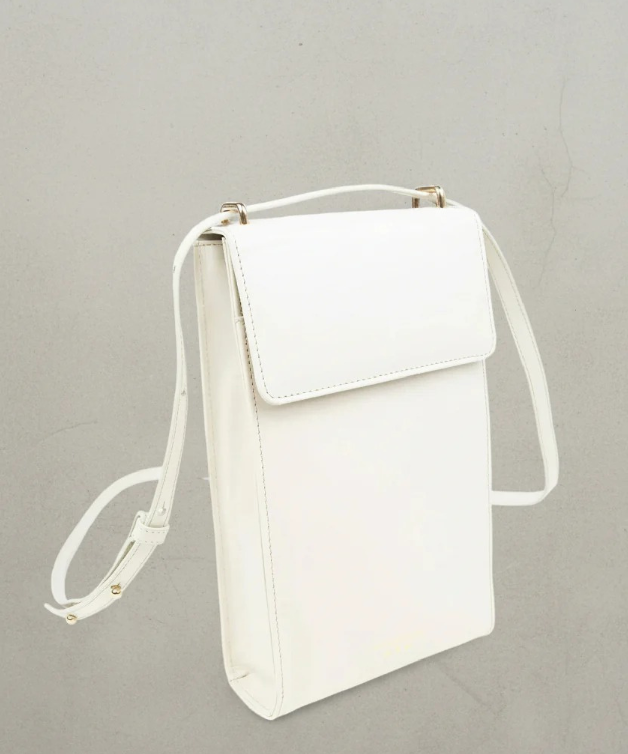 Funqi Crossbody Vertical Bag | Off White