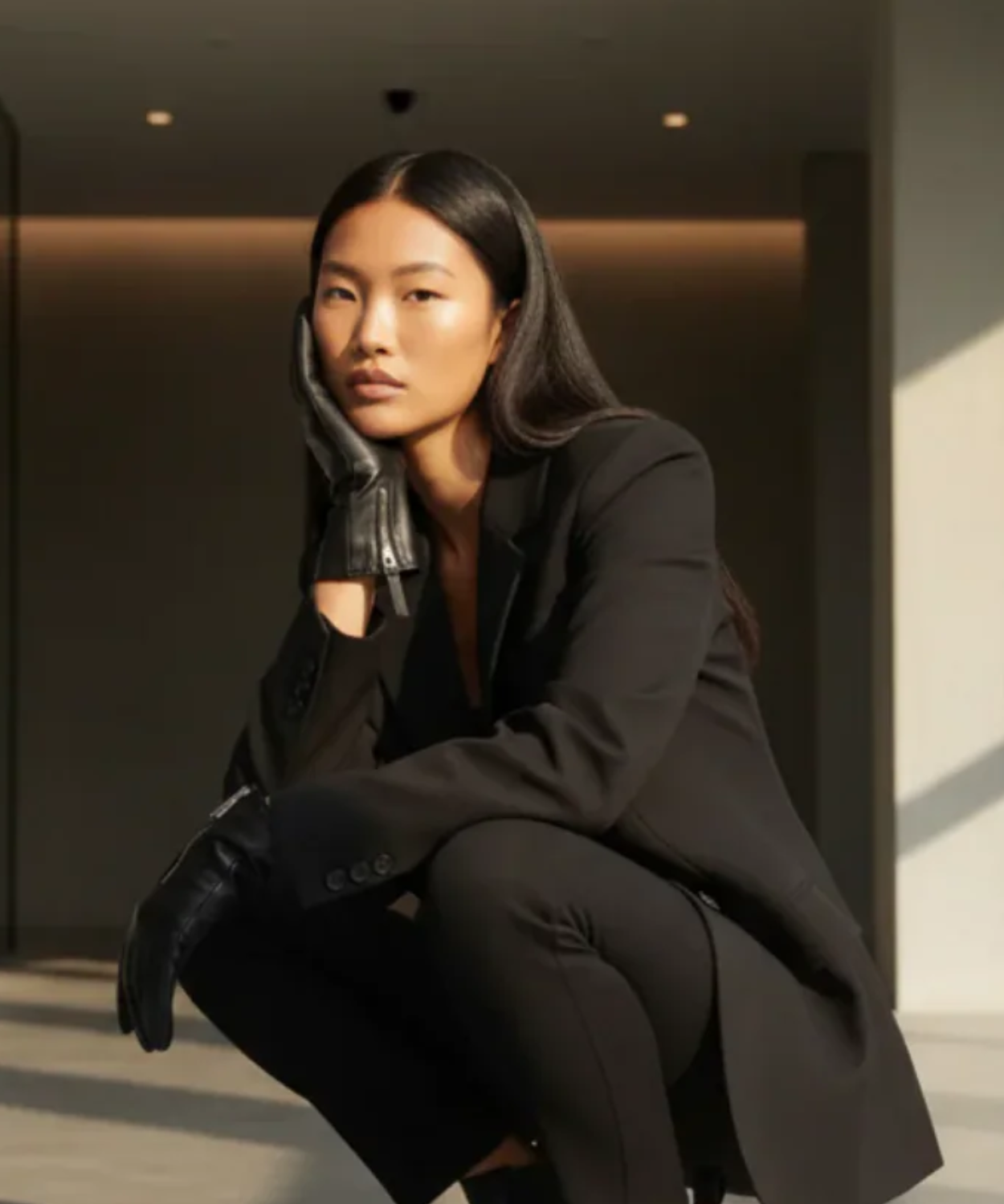 Ground Gloves Touch Women | Black