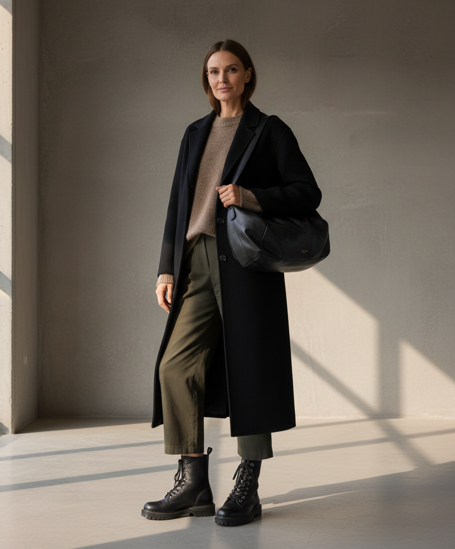 Downtown Lace Up Boot - Women | Black