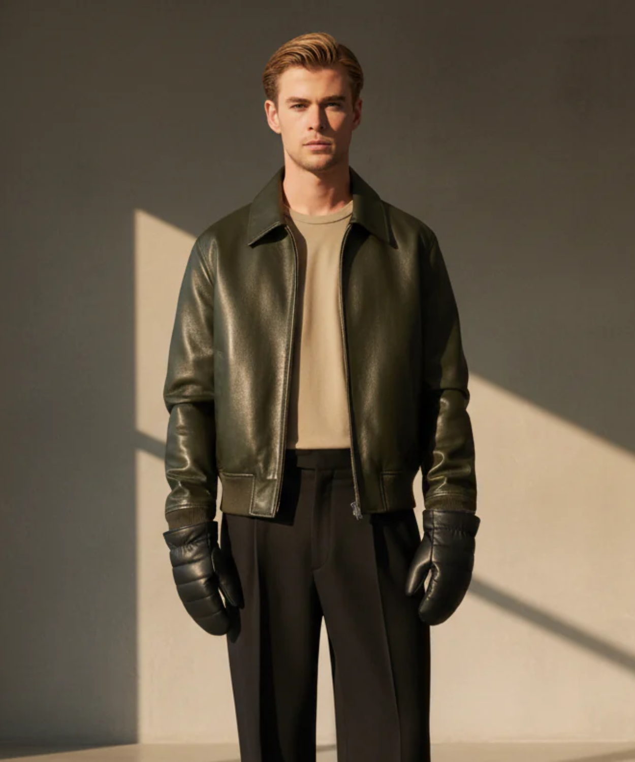 Padded Glove Men | Black