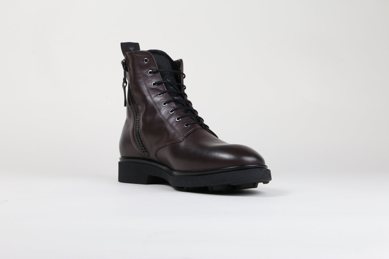 Defender Lace Up Boot 215 | Dark Brown