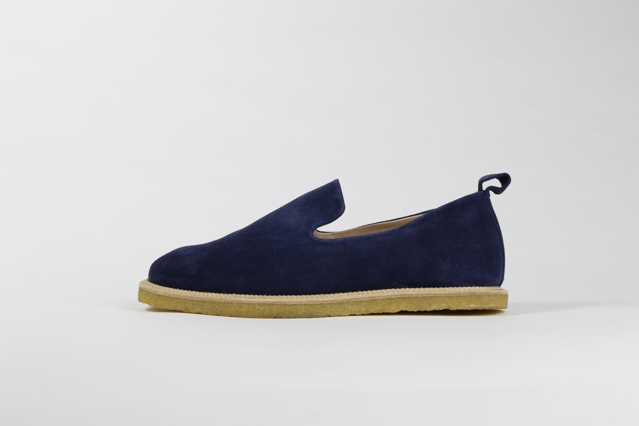 Evo Crepe Suede Loafer 211 | Navy