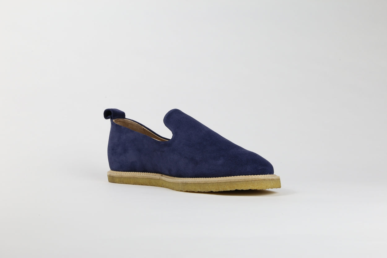 Evo Crepe Suede Loafer 211 | Navy