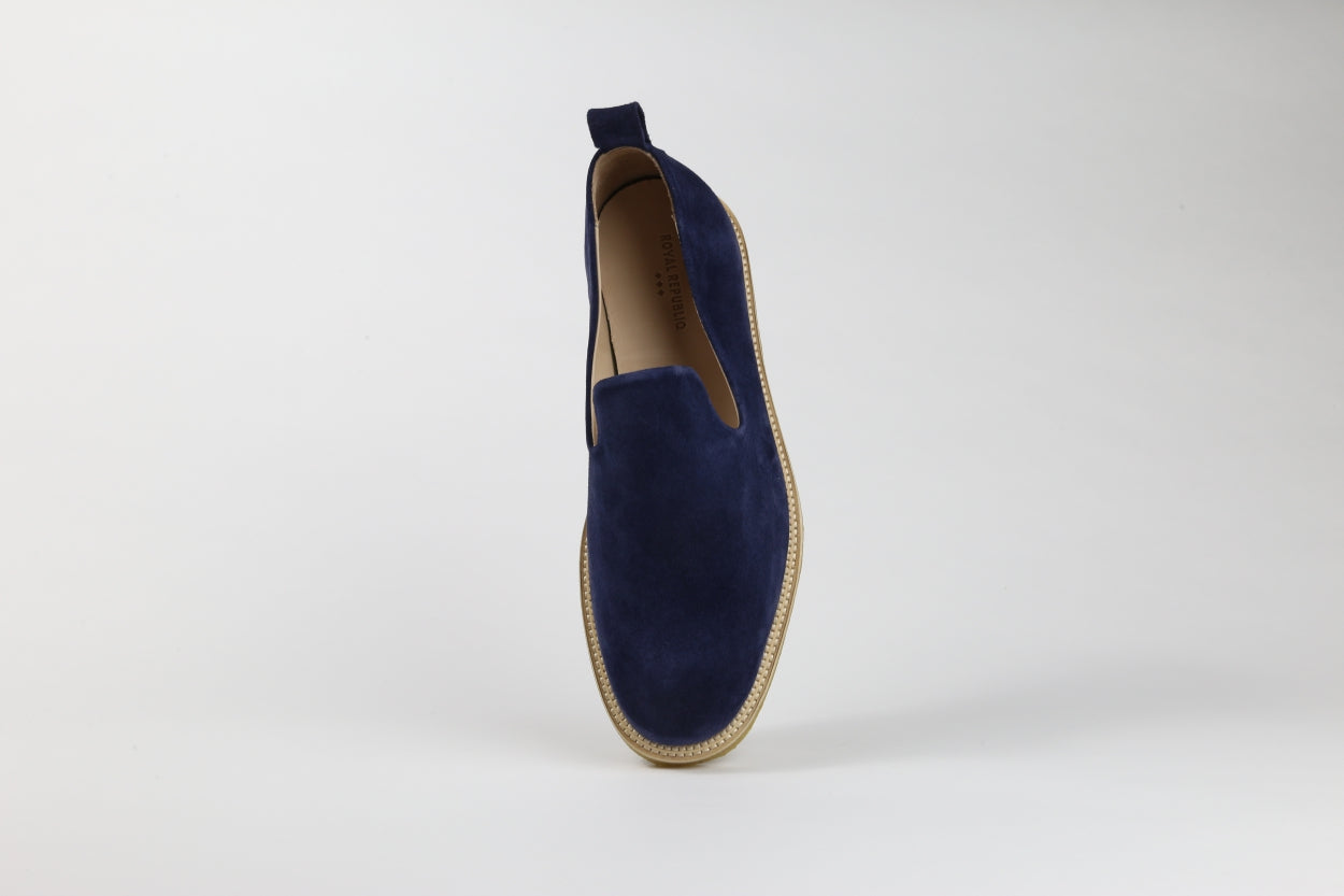 Evo Crepe Suede Loafer 211 | Navy