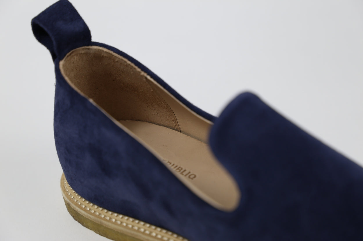 Evo Crepe Suede Loafer 211 | Navy