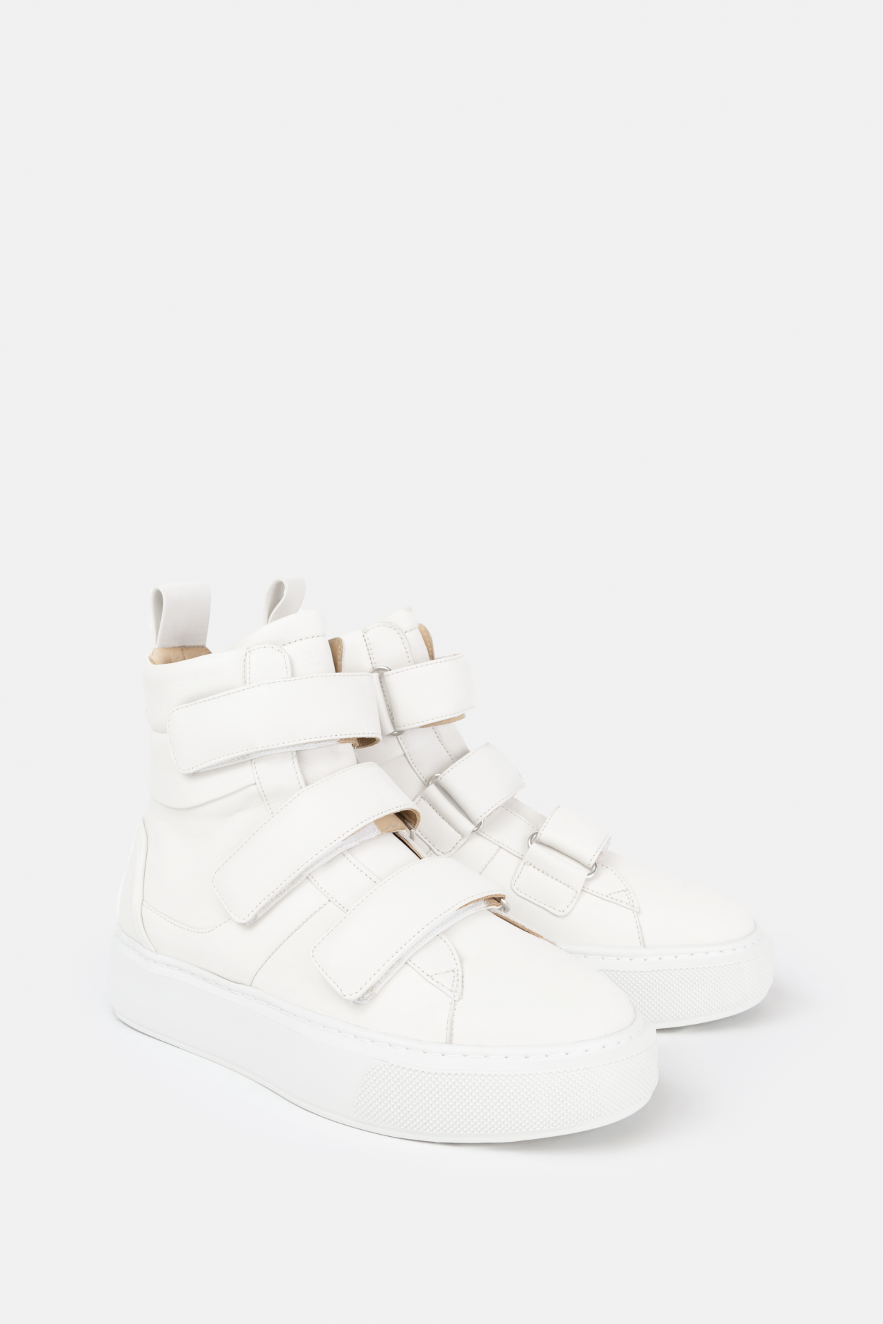 Dare Buffer Velcro Hi Top - Women | White