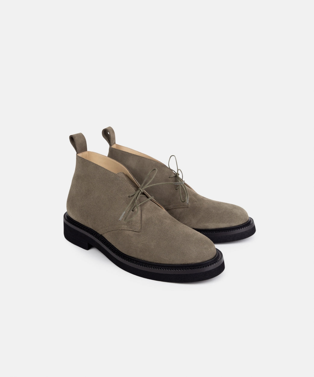 Bond Blox Suede Chukka | Dark Khaki / Anthracite