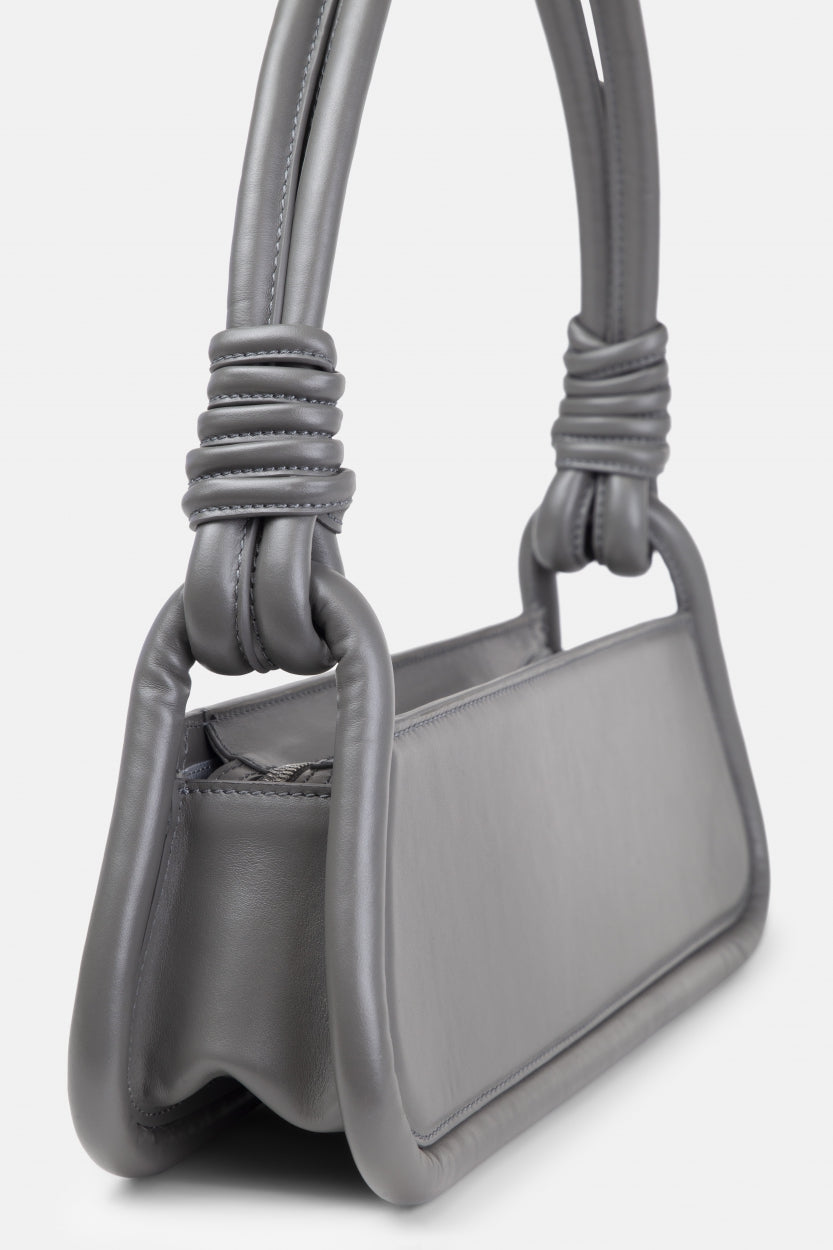 Charm Baguette Bag | Dark Khaki / Anthracite