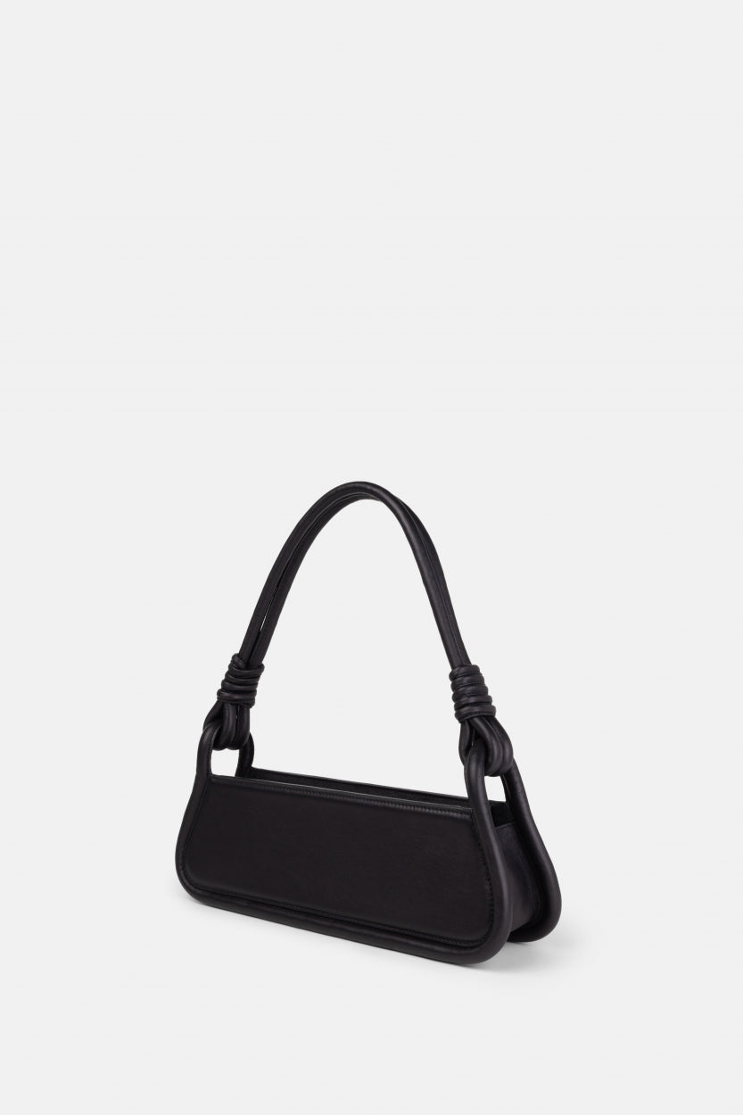 Charm Baguette Bag | Black