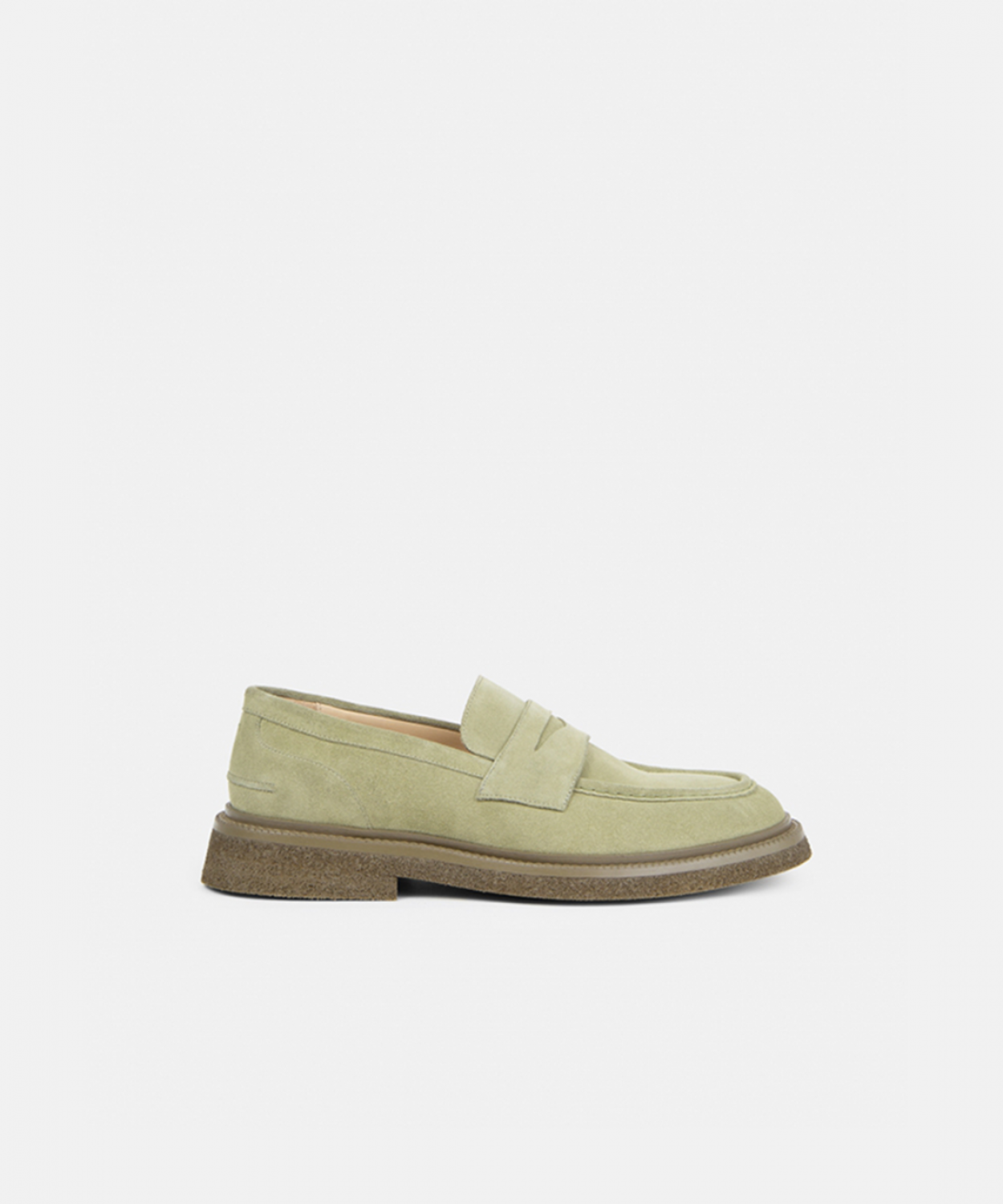 Bond Blox Suede Loafer | Green