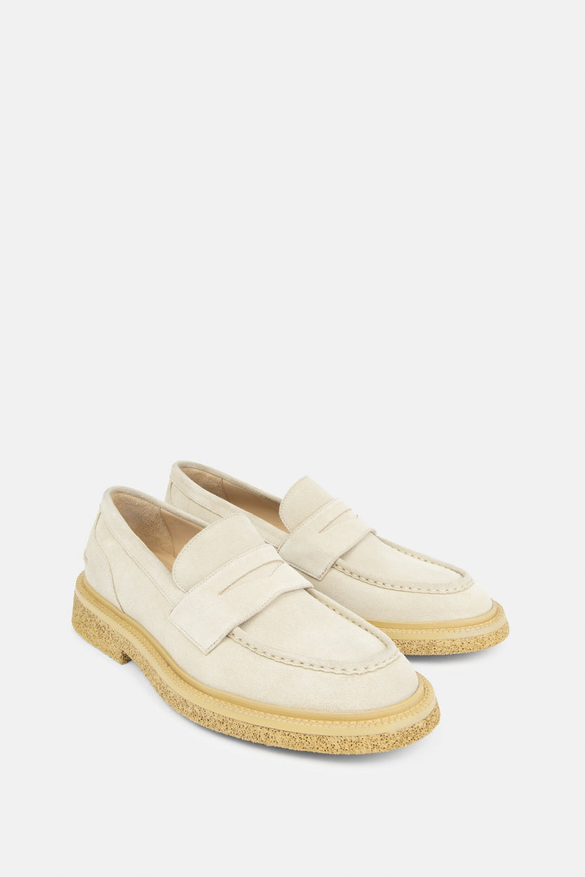 Bond Blox Suede Loafer | Sand