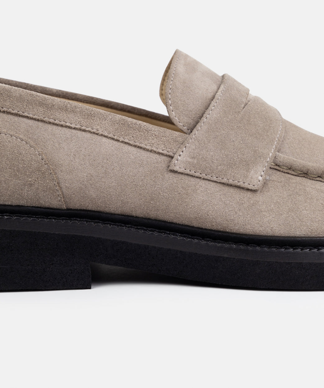 Bond Blox Suede Loafer | Hazel Brown