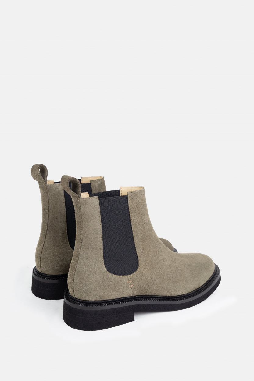 Bond Blox Suede Chelsea | Dark Khaki / Anthracite