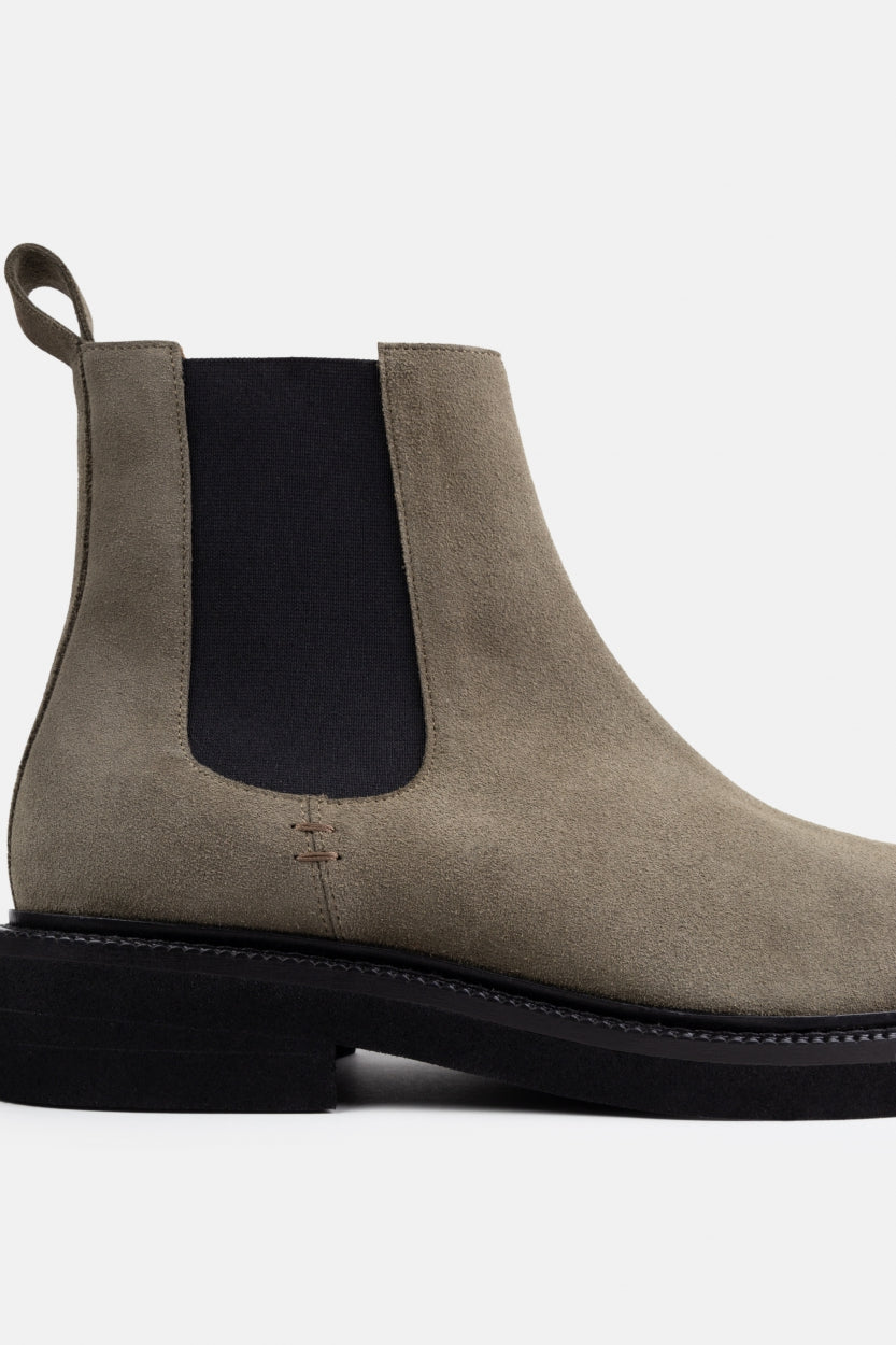 Bond Blox Suede Chelsea | Dark Khaki / Anthracite