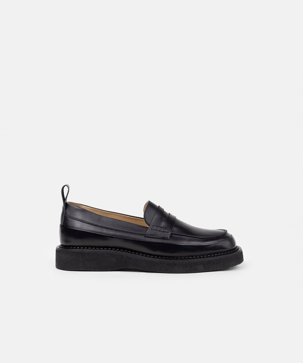 Tediq Crepe Loafer | Black