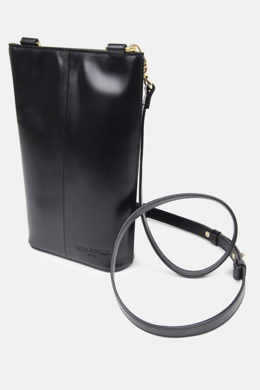 Reflection Shoulder bag Vertical | Black