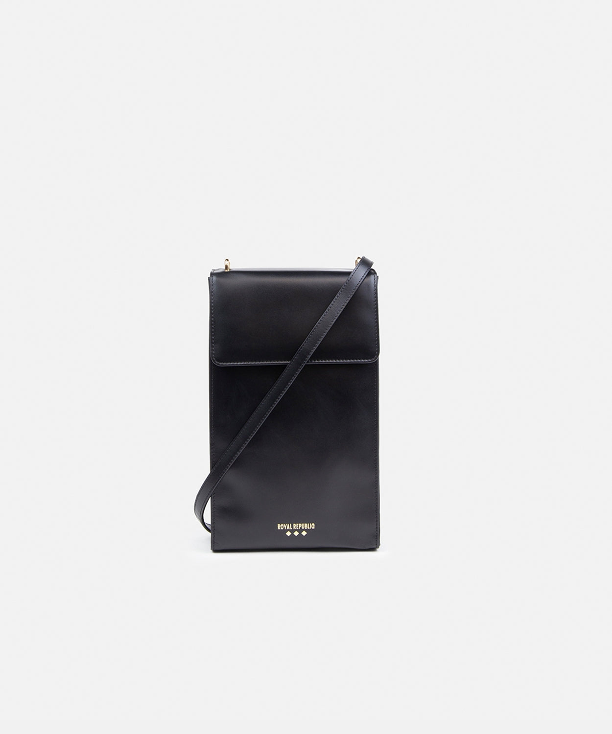 Funqi Crossbody Vertical Bag | Black