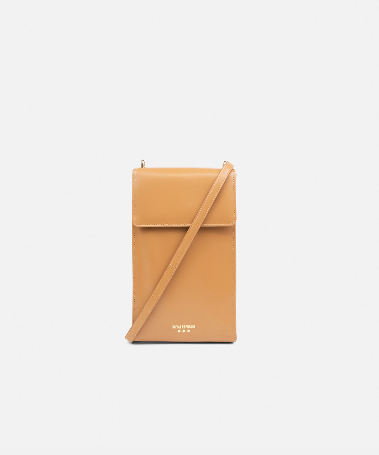 Funqi Crossbody Vertical Bag | Tan