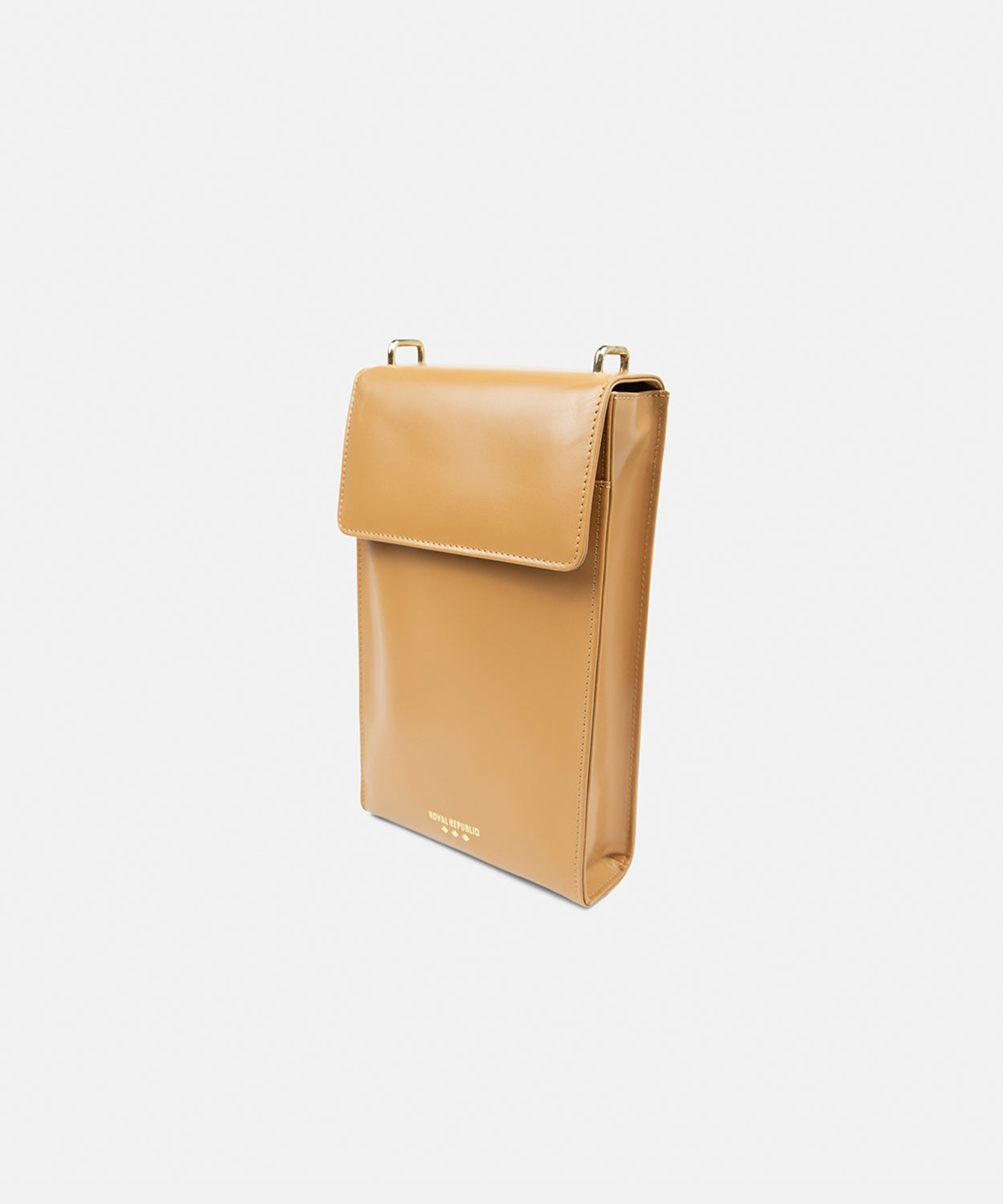 Funqi Crossbody Vertical Bag | Tan