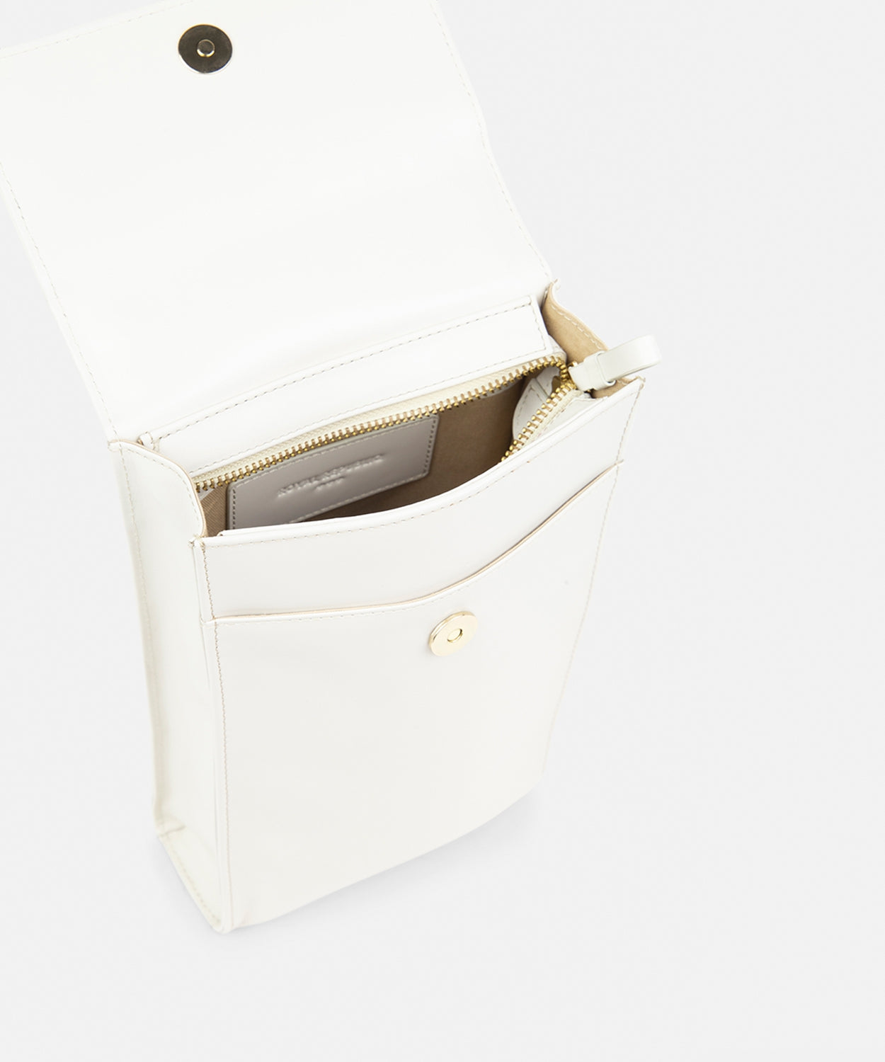 Funqi Crossbody Vertical Bag | Off White