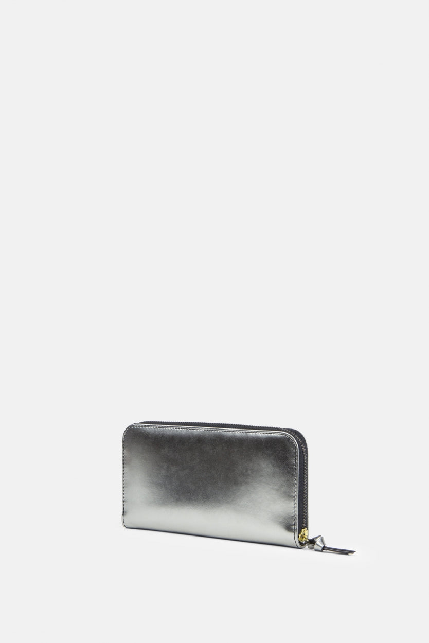 Funqi Mirror Wallet | Shiny Gun metal