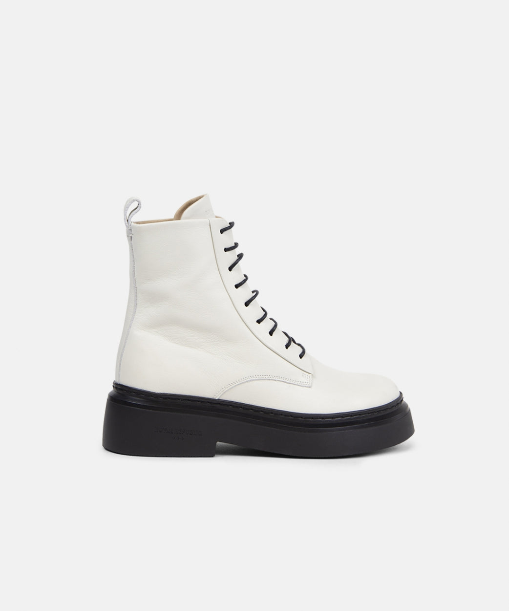 Elle Lace Up Boot 235 - Women | Off White