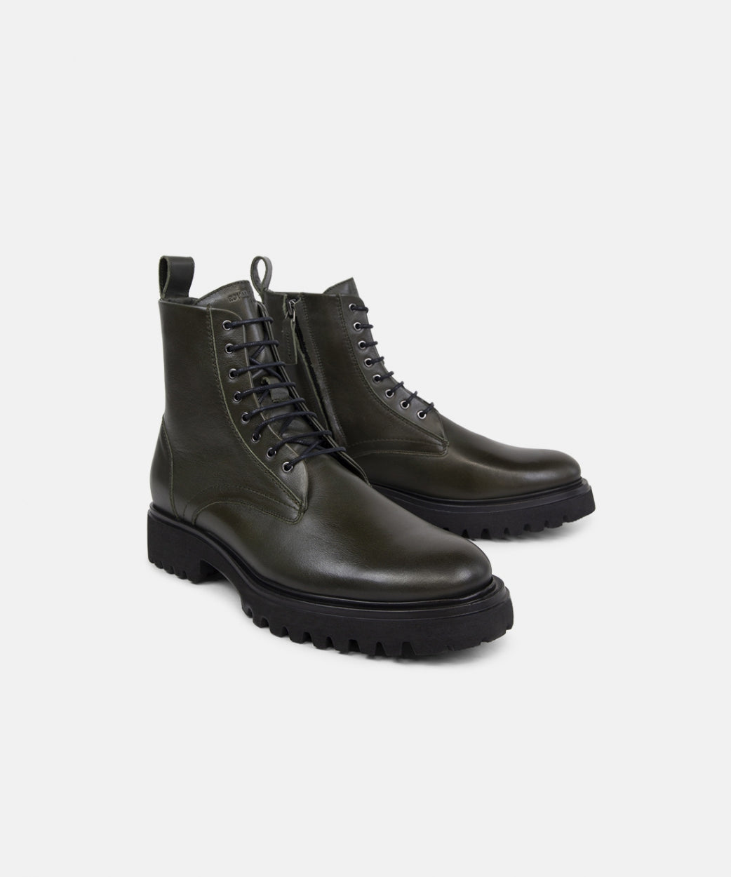 Domino Lace Up Boot 235 | Dark Khaki / Anthracite