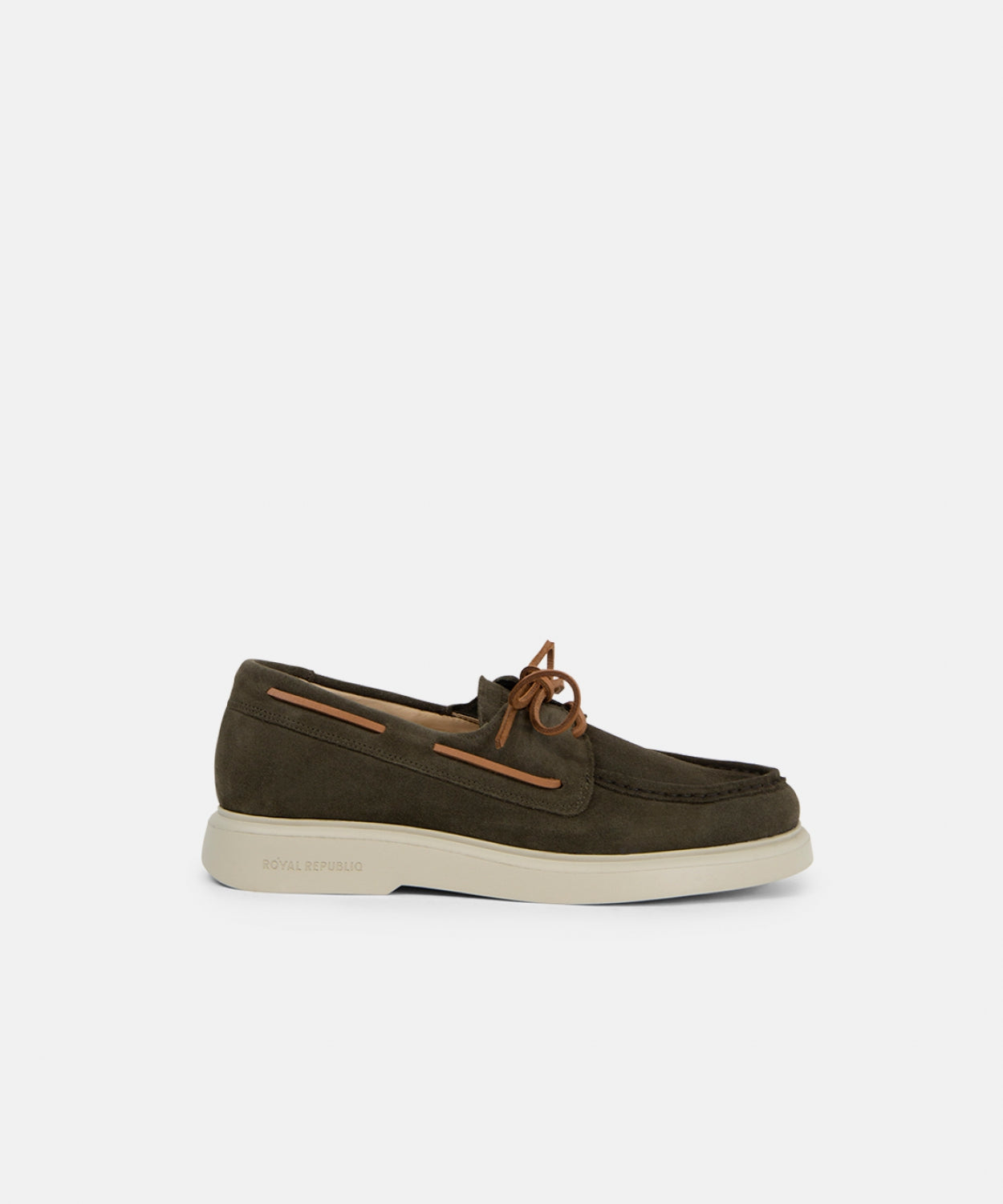 Bunk Boat Shoe Suede 241 | Dark Khaki