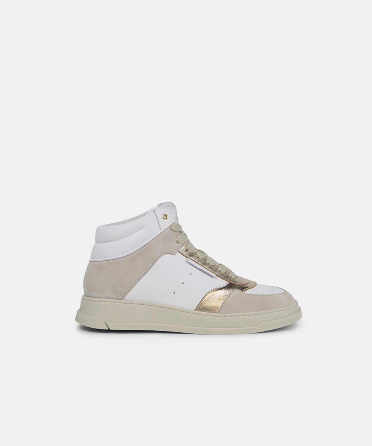 Attila Hi Top Sneaker Metallic Mix Women | Gold