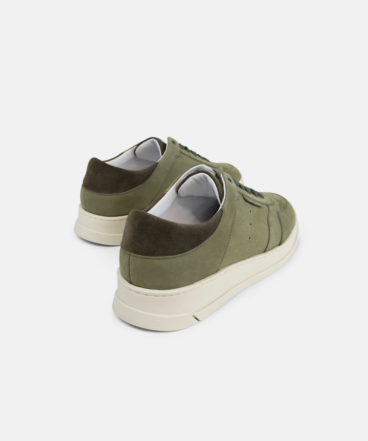 Attila Low Sneaker Nubuck 241 | Dark Khaki