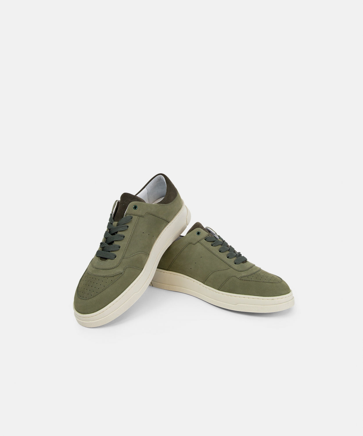 Attila Low Sneaker Nubuck 241 | Dark Khaki