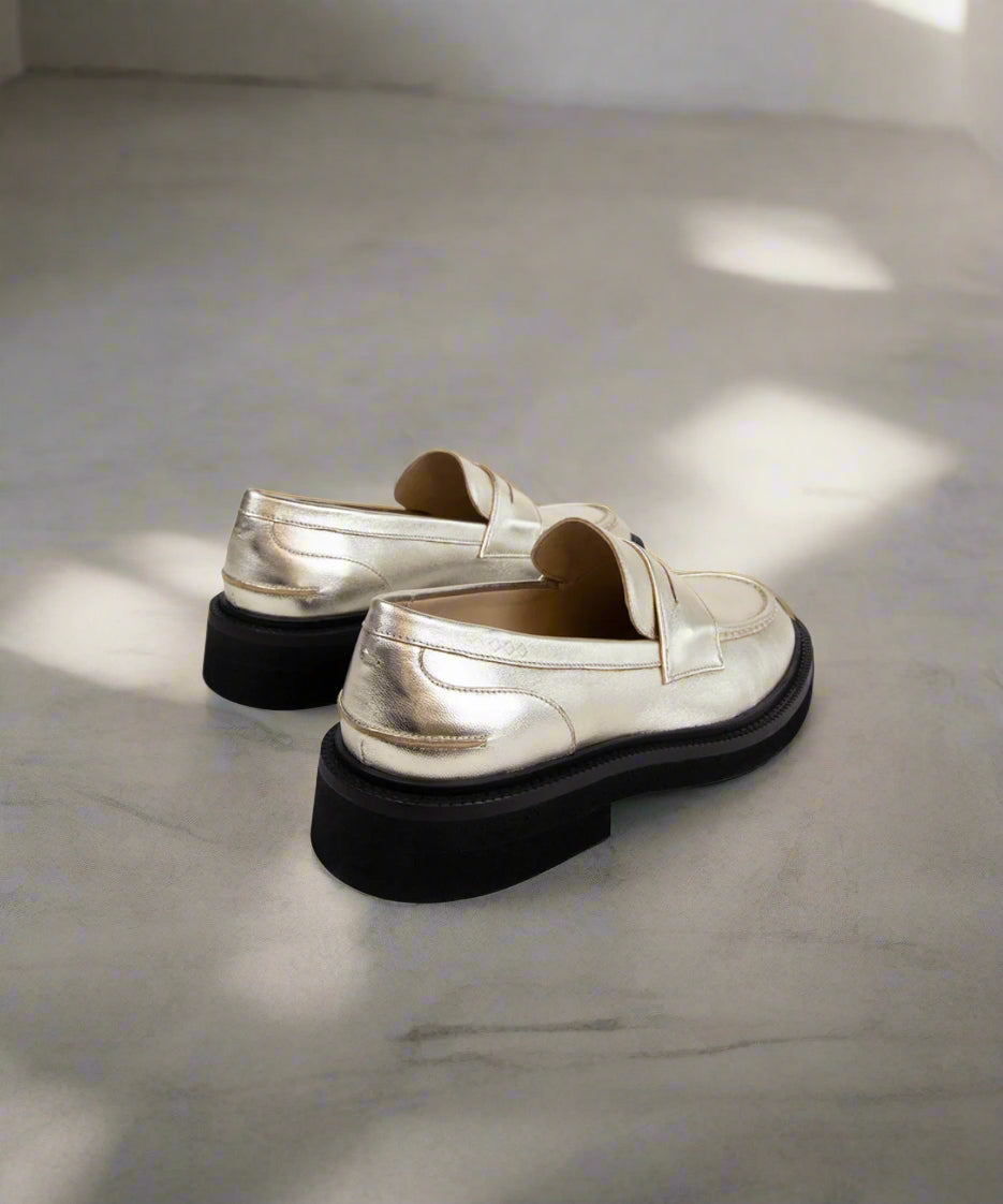Bond Blox Loafer Metallic 241 | Gold
