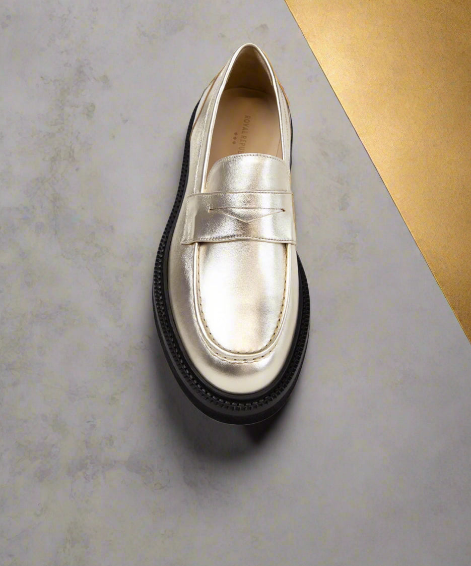 Bond Blox Loafer Metallic 241 | Gold