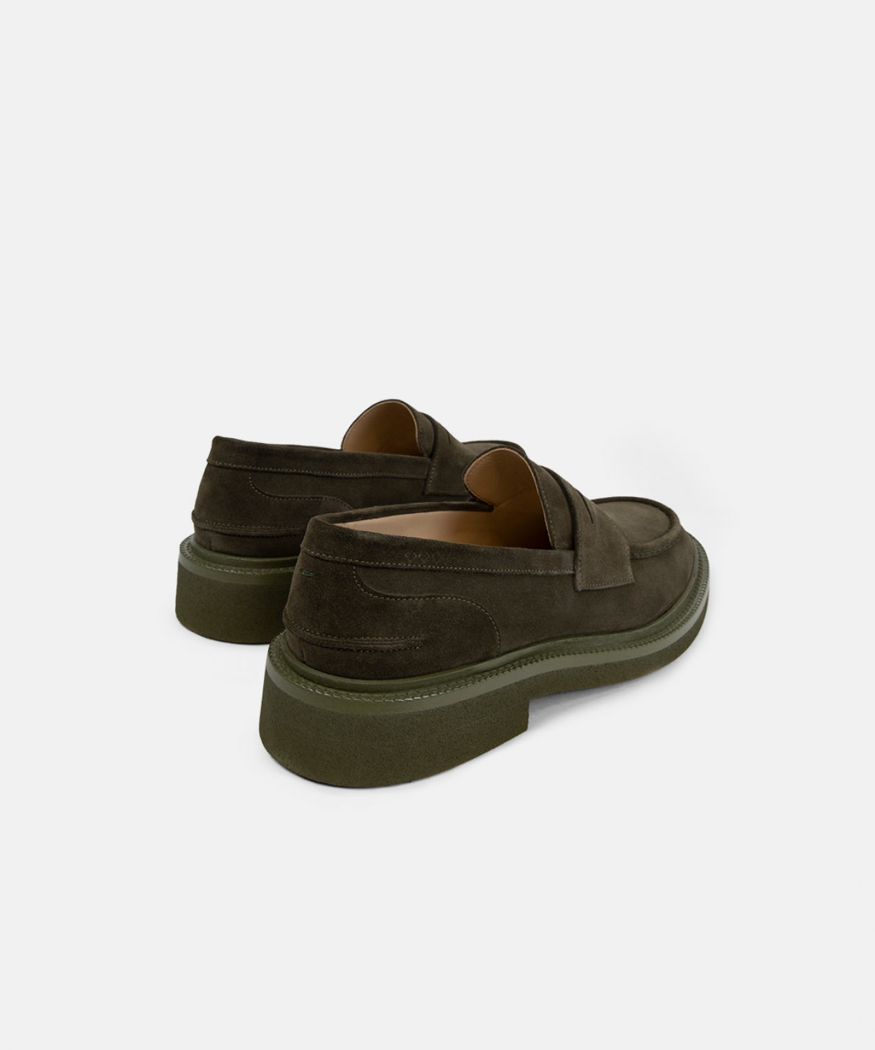 Bond Blox Wildleder-Loafer 241 | Dunkelkhaki