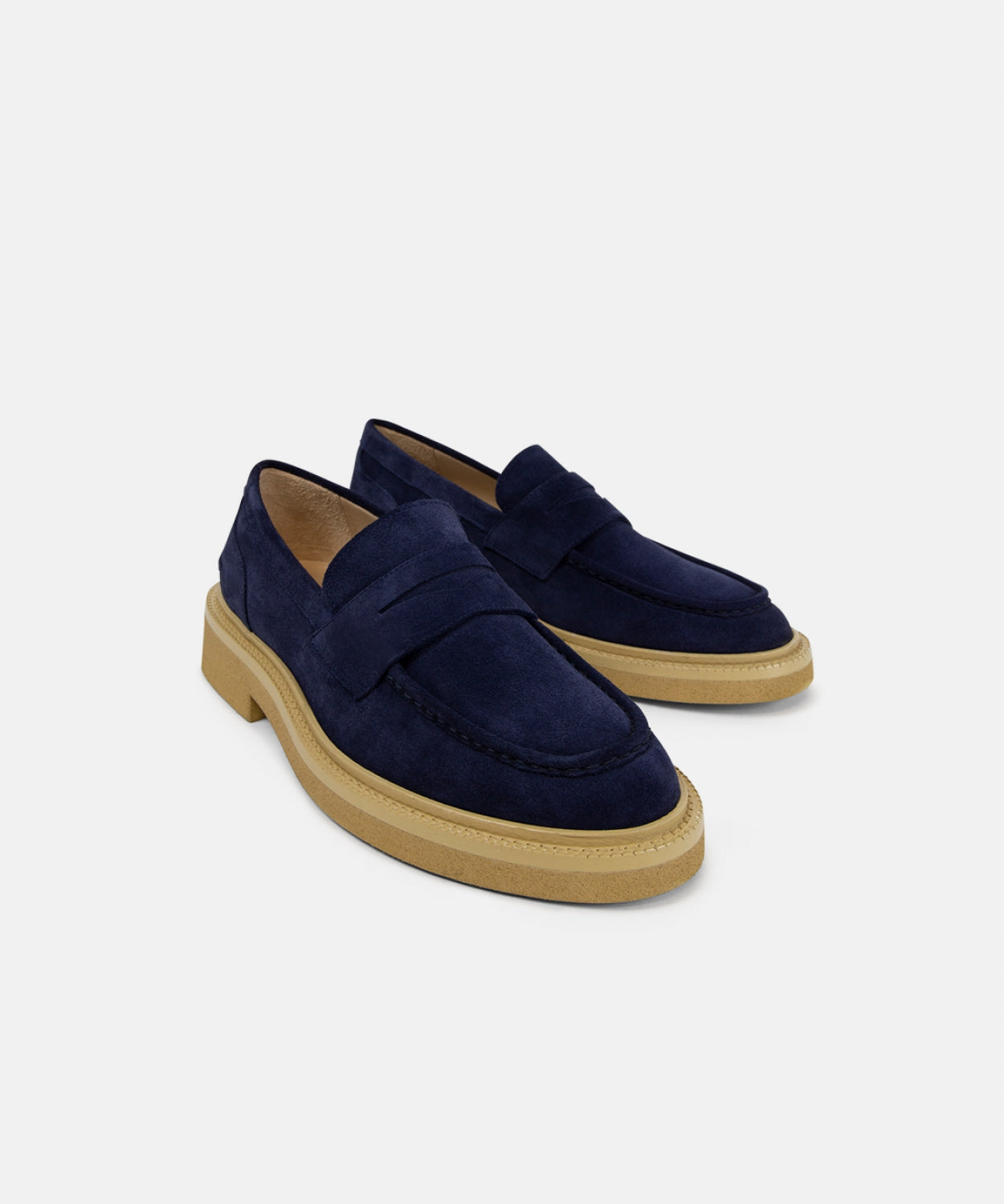 Bond Blox Suede Loafer 241 | Navy