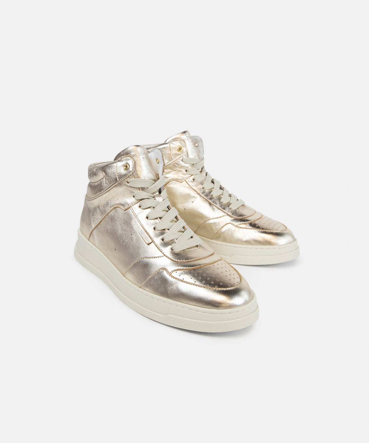 Attila Hi Top Sneaker Metallic Men | Gold