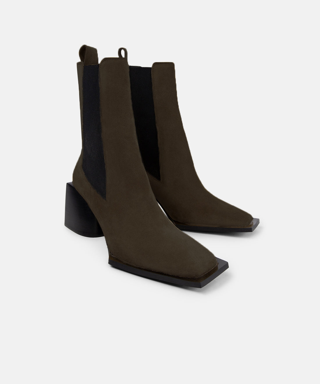 Luna Chelsea Boot Suede 245 | Dark Khaki