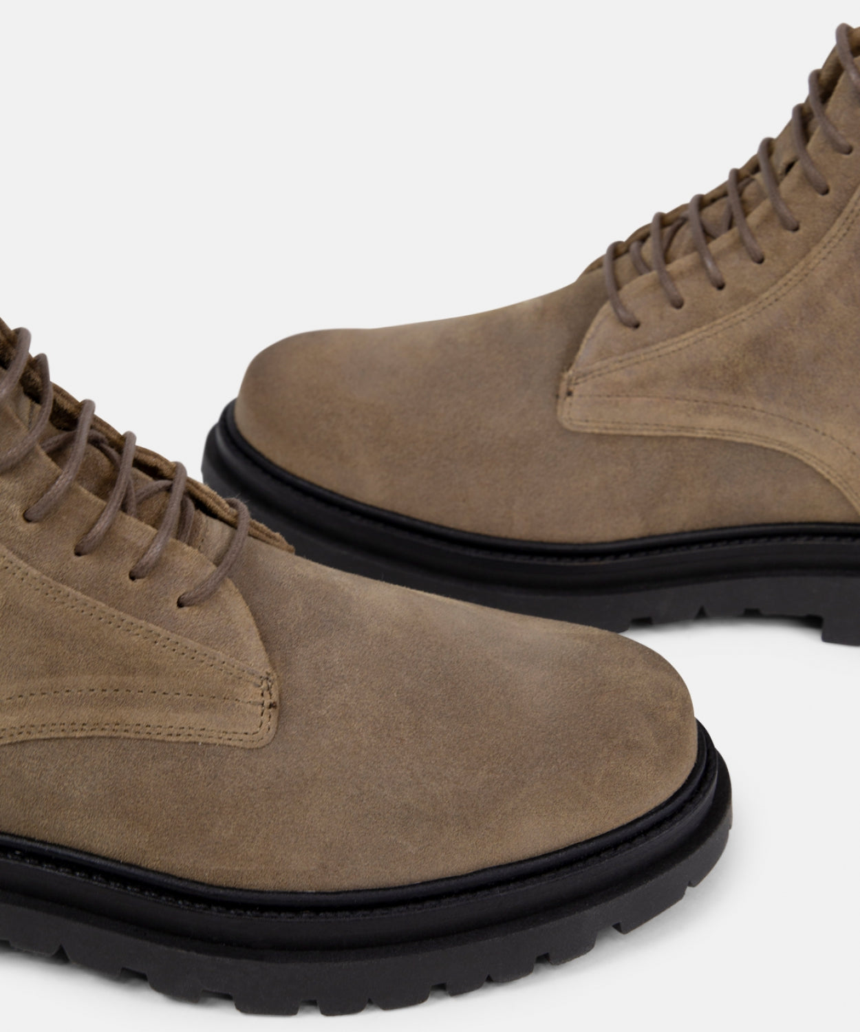 Rover lace Up Boot Suede 245 | Hazel Brown