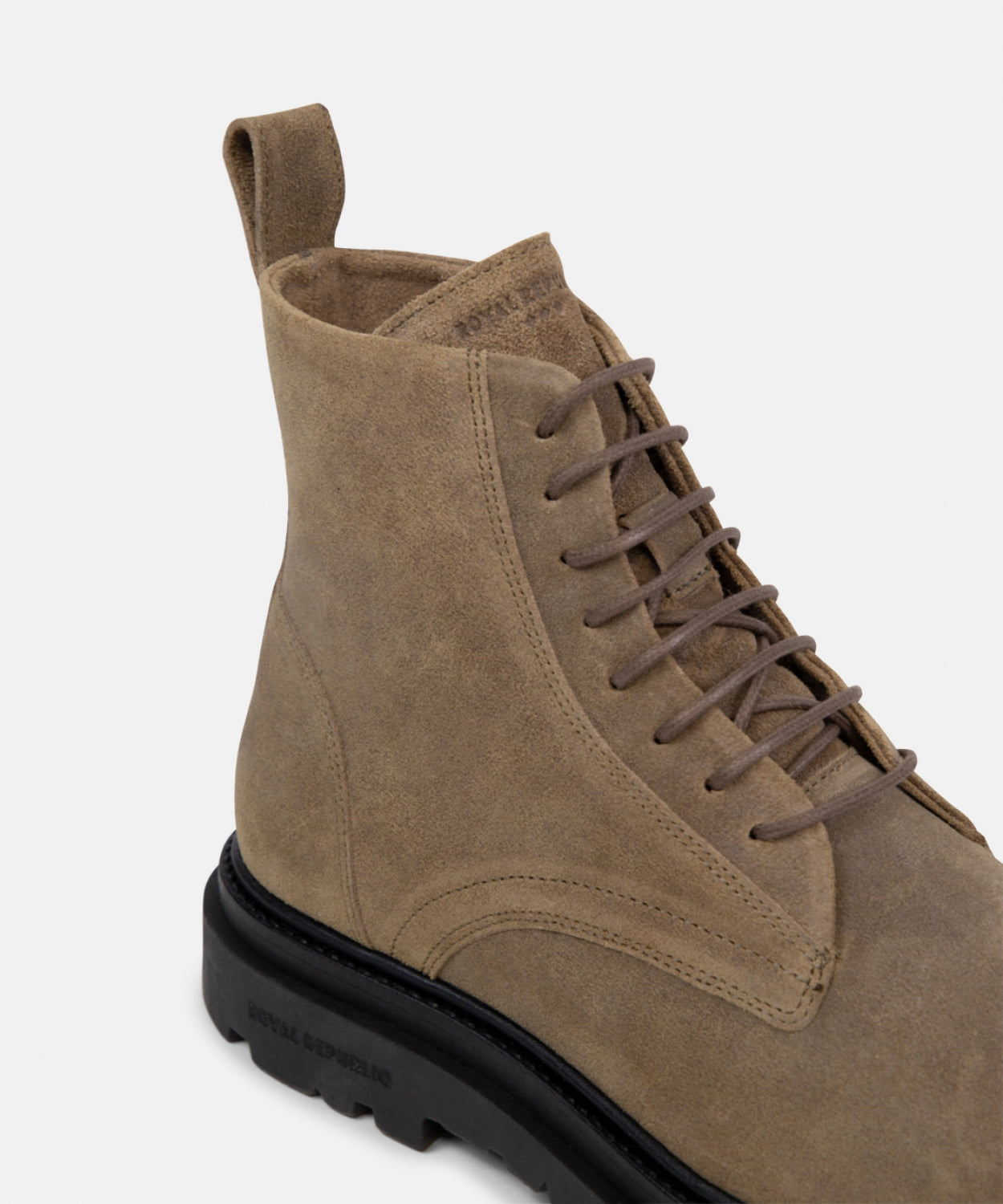 Rover lace Up Boot Suede 245 | Hazel Brown