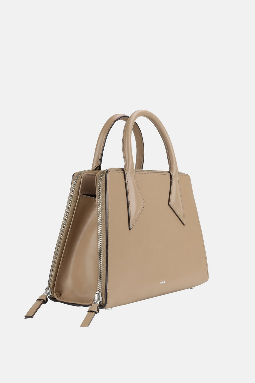 Trapeze Handbag 221 | Taupe